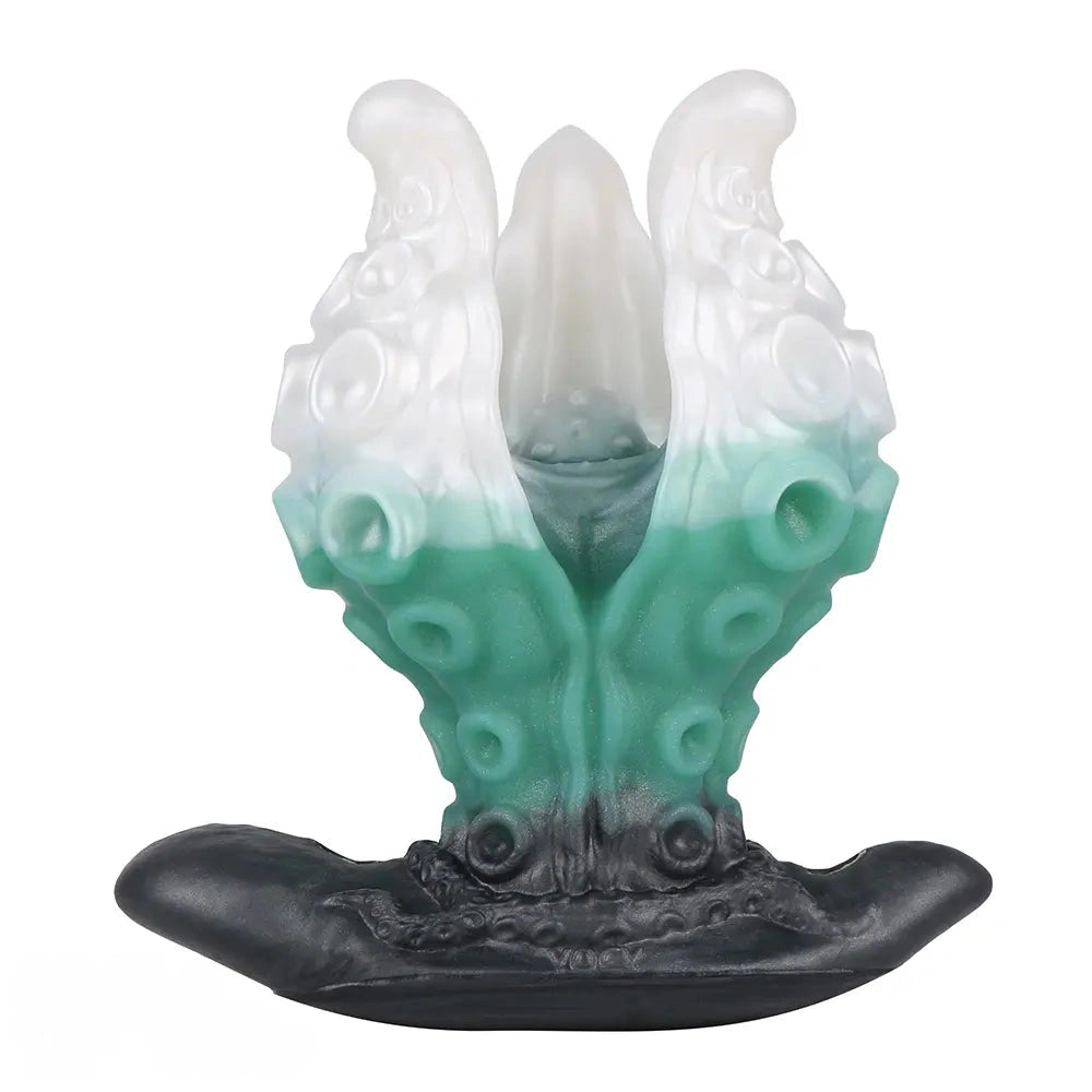 4.25in 5.15in 6.22in Fantasy Anchor Strap on Vibrating Mouth Gag Tentacle Dildo