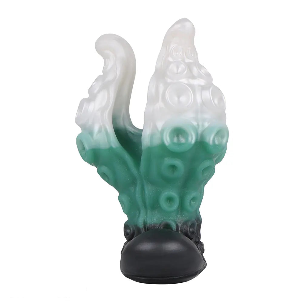 4.25in 5.15in 6.22in Fantasy Anchor Strap on Vibrating Mouth Gag Tentacle Dildo