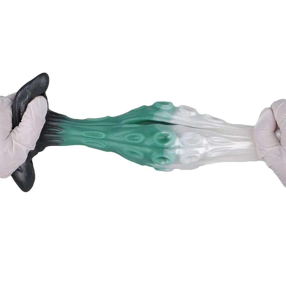 4.25in 5.15in 6.22in Fantasy Anchor Strap on Vibrating Mouth Gag Tentacle Dildo