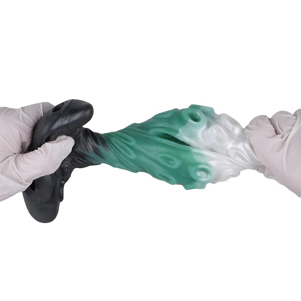 4.25in 5.15in 6.22in Fantasy Anchor Strap on Vibrating Mouth Gag Tentacle Dildo