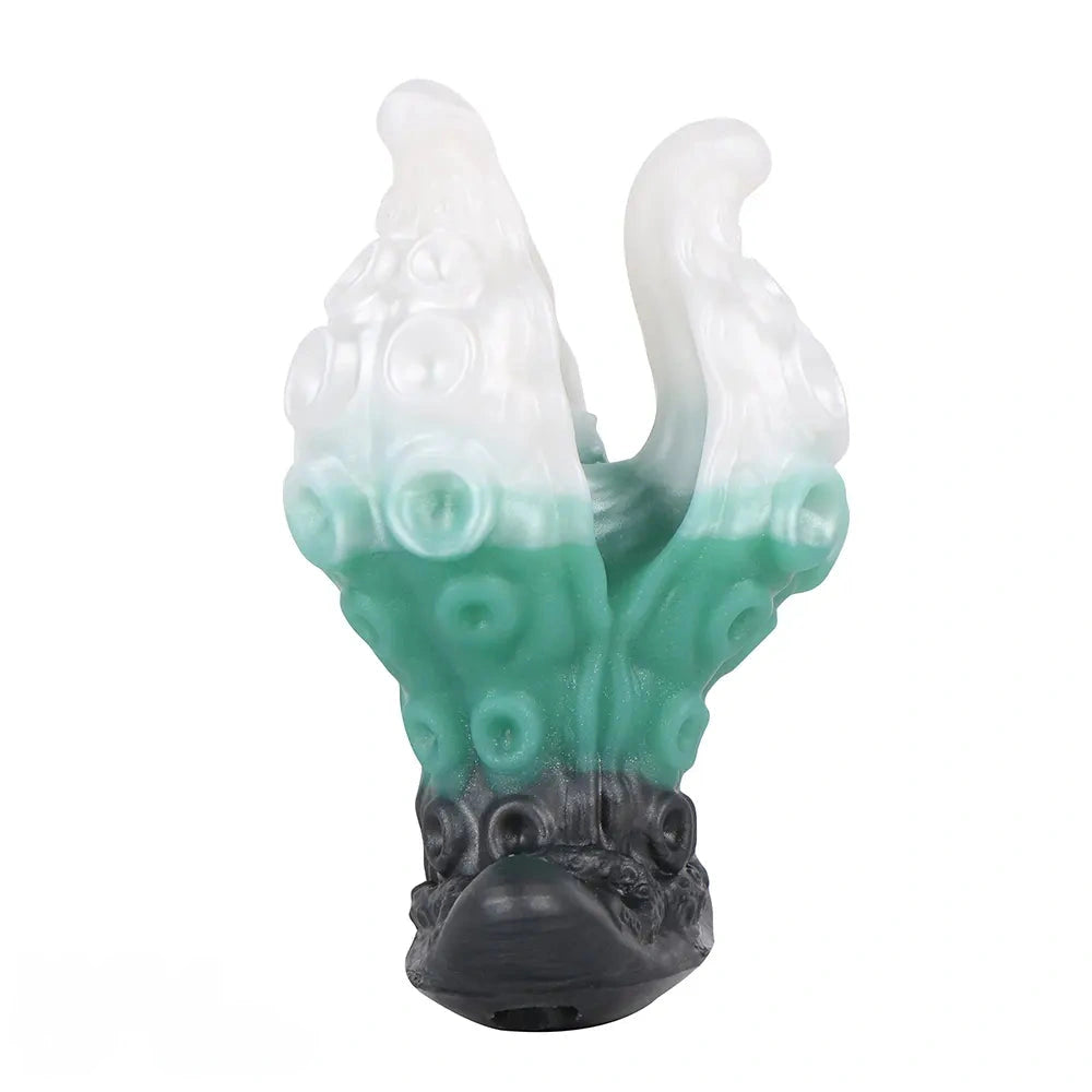4.25in 5.15in 6.22in Fantasy Anchor Strap on Vibrating Mouth Gag Tentacle Dildo