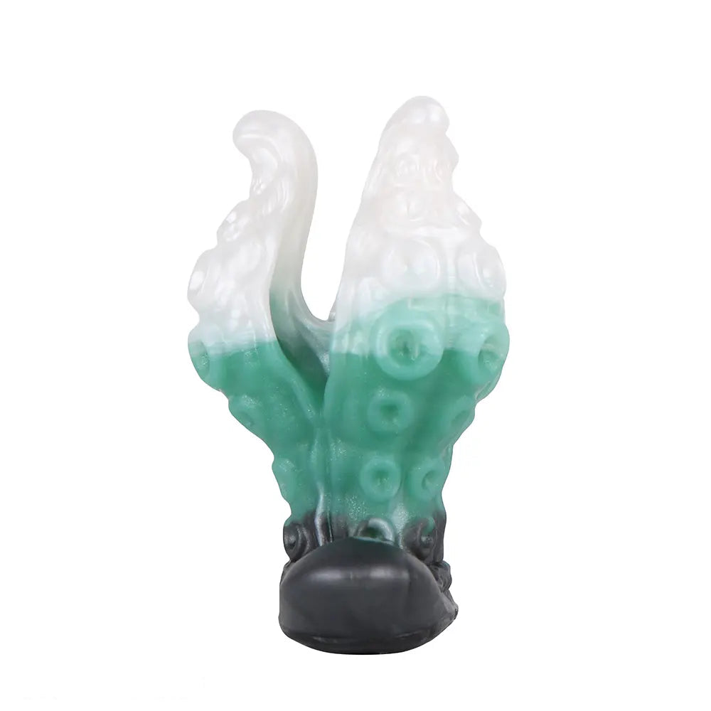 4.25in 5.15in 6.22in Fantasy Anchor Strap on Vibrating Mouth Gag Tentacle Dildo