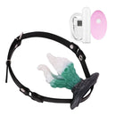 4.25in 5.15in 6.22in Fantasy Anchor Strap on Vibrating Mouth Gag Tentacle Dildo