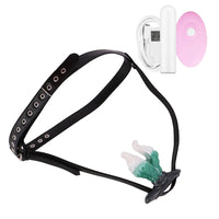4.25in 5.15in 6.22in Fantasy Anchor Strap on Vibrating Mouth Gag Tentacle Dildo