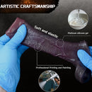 4.29in 4.96in 5.94in Soft Elastic Male Wearable Platinum Silicone Dildo Sleeve