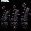 4.29in 4.96in 5.94in Soft Elastic Male Wearable Platinum Silicone Dildo Sleeve