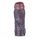 4.29in 4.96in 5.94in Soft Elastic Male Wearable Platinum Silicone Dildo Sleeve