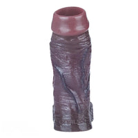 4.29in 4.96in 5.94in Soft Elastic Male Wearable Platinum Silicone Dildo Sleeve