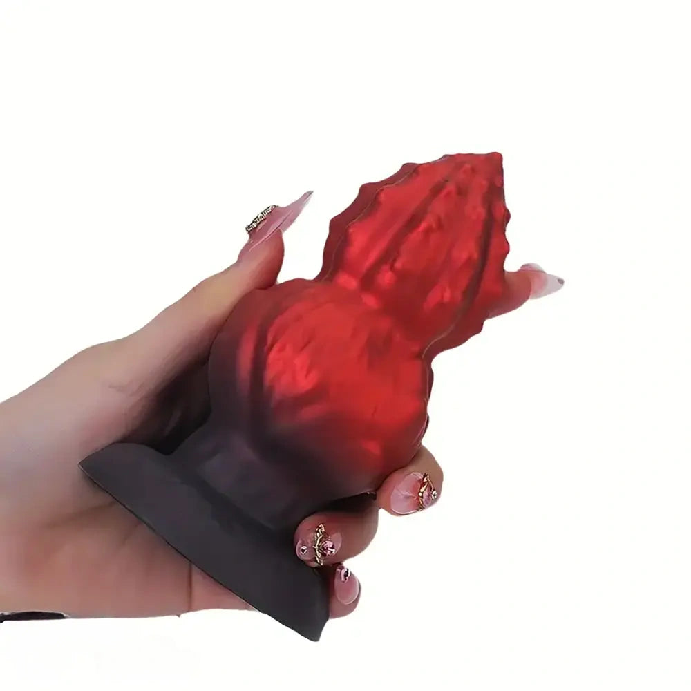 4.33in 4.8in 5.1in Soft Silicone Small Spiked Beads Butt Plug Dildo