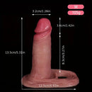 4.33in 5.31in 6.69in Soft Silicone Reusable Lifelike Cock Sleeve Dildo