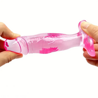 4.33in 5.71in 7.68in Crystal Clear Jelly Penis Transparent PVC Anal Mini Dildo