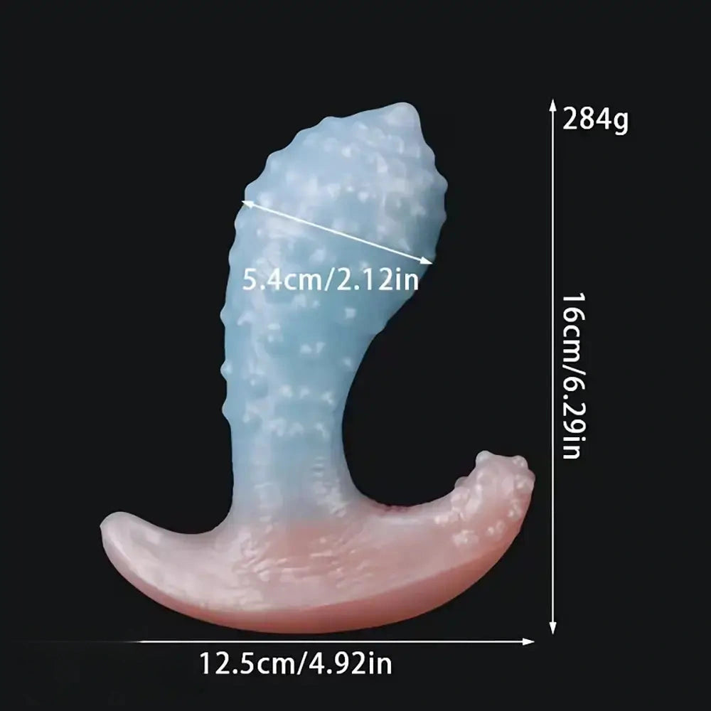4.33in 5.7in 6.29in 6.88in Invisible Wearable Silicone Hidden Spiked Dildo