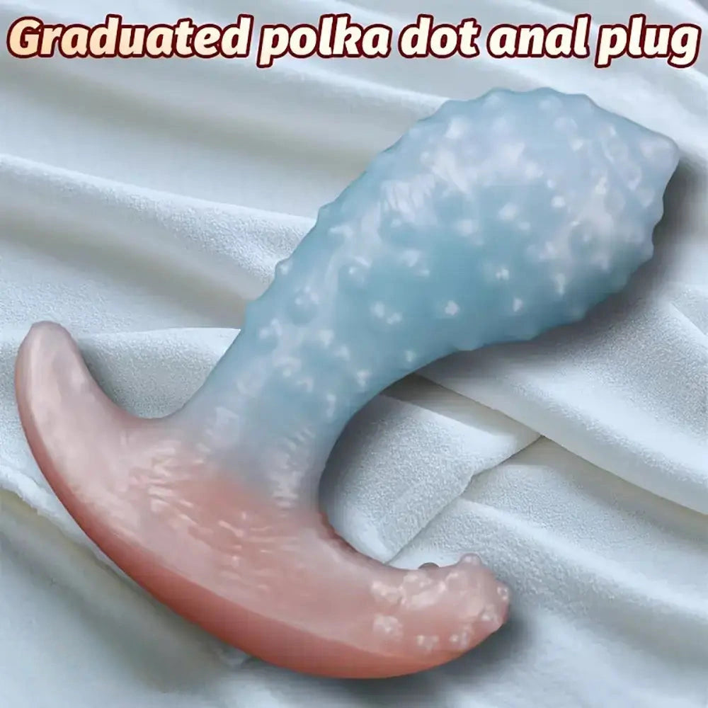 4.33in 5.7in 6.29in 6.88in Invisible Wearable Silicone Hidden Spiked Dildo