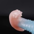 4.33in 5.7in 6.29in 6.88in Invisible Wearable Silicone Hidden Spiked Dildo