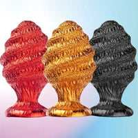 4.33in Alien Shaped Spiral Prostate Massager Silicone Soft Dildo
