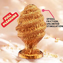 4.33in Alien Shaped Spiral Prostate Massager Silicone Soft Dildo