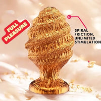 4.33in Alien Shaped Spiral Prostate Massager Silicone Soft Dildo