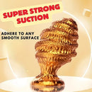 4.33in Alien Shaped Spiral Prostate Massager Silicone Soft Dildo