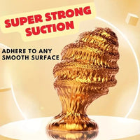 4.33in Alien Shaped Spiral Prostate Massager Silicone Soft Dildo