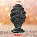 4.33in Alien Shaped Spiral Prostate Massager Silicone Soft Dildo