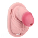 4.33in Real Hollow Chastity Cage Dildo Female Couples G-spot Insertor