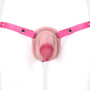 4.33in Real Hollow Chastity Cage Dildo Female Couples G-spot Insertor