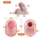 4.33in Real Hollow Chastity Cage Dildo Female Couples G-spot Insertor