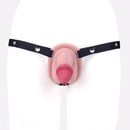 4.33in Real Hollow Chastity Cage Dildo Female Couples G-spot Insertor