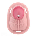 4.33in Real Hollow Chastity Cage Dildo Female Couples G-spot Insertor