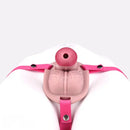 4.33in Real Hollow Chastity Cage Dildo Female Couples G-spot Insertor