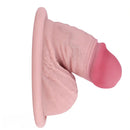 4.33in Real Hollow Chastity Cage Dildo Female Couples G-spot Insertor