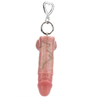 4.33in Silicone Soft Small Dildo Key Chain For Decoration Cock Sex Toy