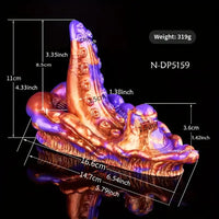 4.33in Small Octopus Tentacle Silicone Soft Dildo Penis Anal Expander