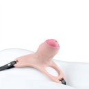 4.33in Strap on Chastity Dildo Wearable Realistic Cock Cage For Men