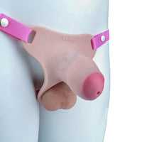 4.33in Strap on Chastity Dildo Wearable Realistic Cock Cage For Men