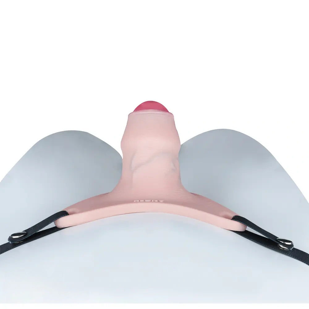 4.33in Strap on Chastity Dildo Wearable Realistic Cock Cage For Men