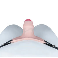 4.33in Strap on Chastity Dildo Wearable Realistic Cock Cage For Men