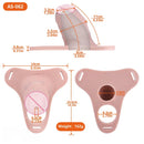 4.33in Strap on Chastity Dildo Wearable Realistic Cock Cage For Men