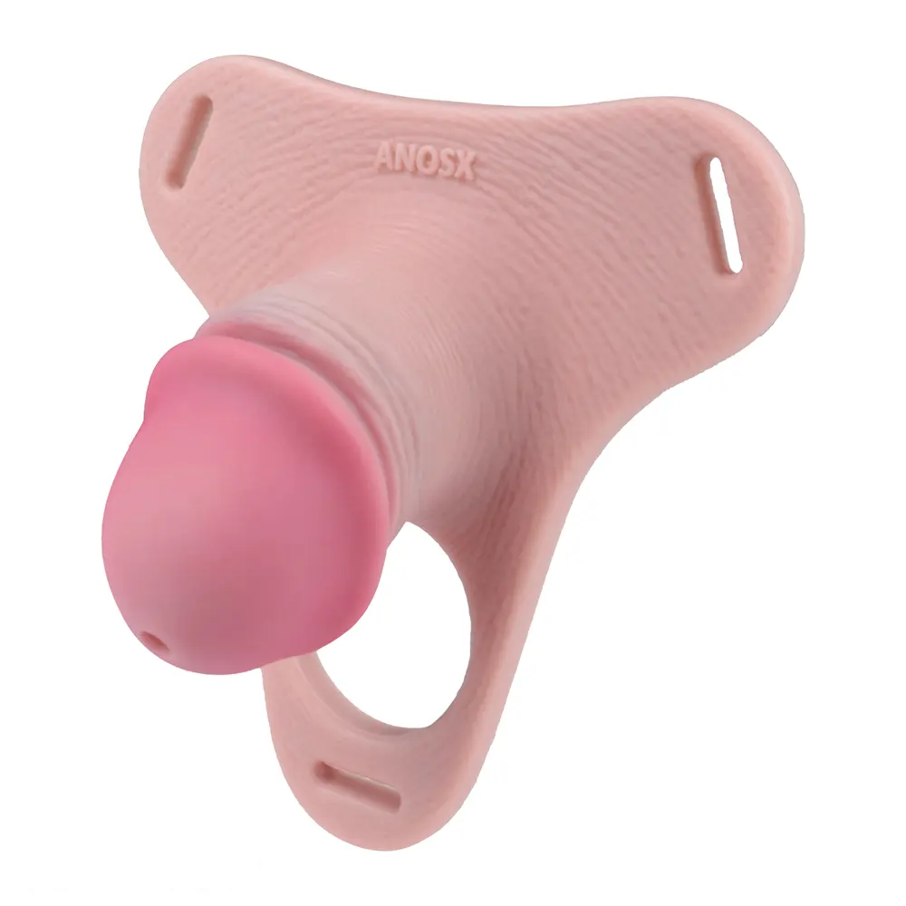 4.33in Strap on Chastity Dildo Wearable Realistic Cock Cage For Men Women