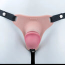 4.33in Strap on Chastity Dildo Wearable Realistic Cock Cage For Men Women
