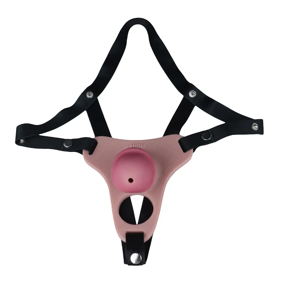 4.33in Strap on Chastity Dildo Wearable Realistic Cock Cage For Men Women