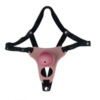 4.33in Strap on Chastity Dildo Wearable Realistic Cock Cage For Men Women