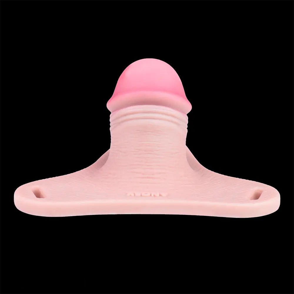 4.33in Strap on Chastity Dildo Wearable Realistic Cock Cage For Men Women