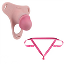 4.33in Strap on Chastity Dildo Wearable Realistic Cock Cage For Men Women