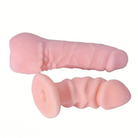 4.3in 6.5in Strap On Dildo Wearable Hollow Soft Harness 2 Removeable Dildos