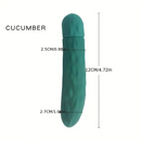 4.41in 4.72in Vegetable Shape Small Vibrating Dildo For Prostate Massage