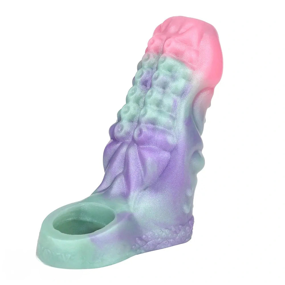 4.44in 4.92in Tendril Geist Fantasy Hollow Dildo Sleeve For Cock Extension