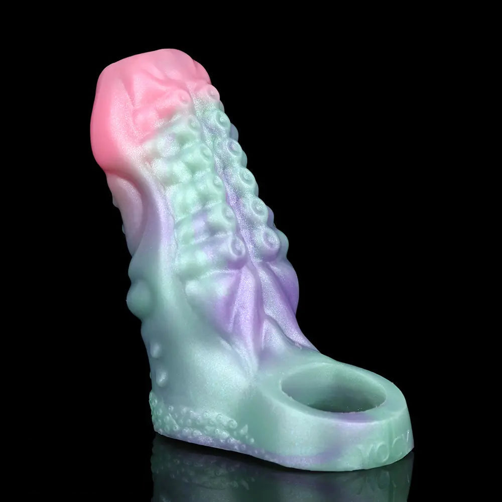 4.44in 4.92in Tendril Geist Fantasy Hollow Dildo Sleeve For Cock Extension