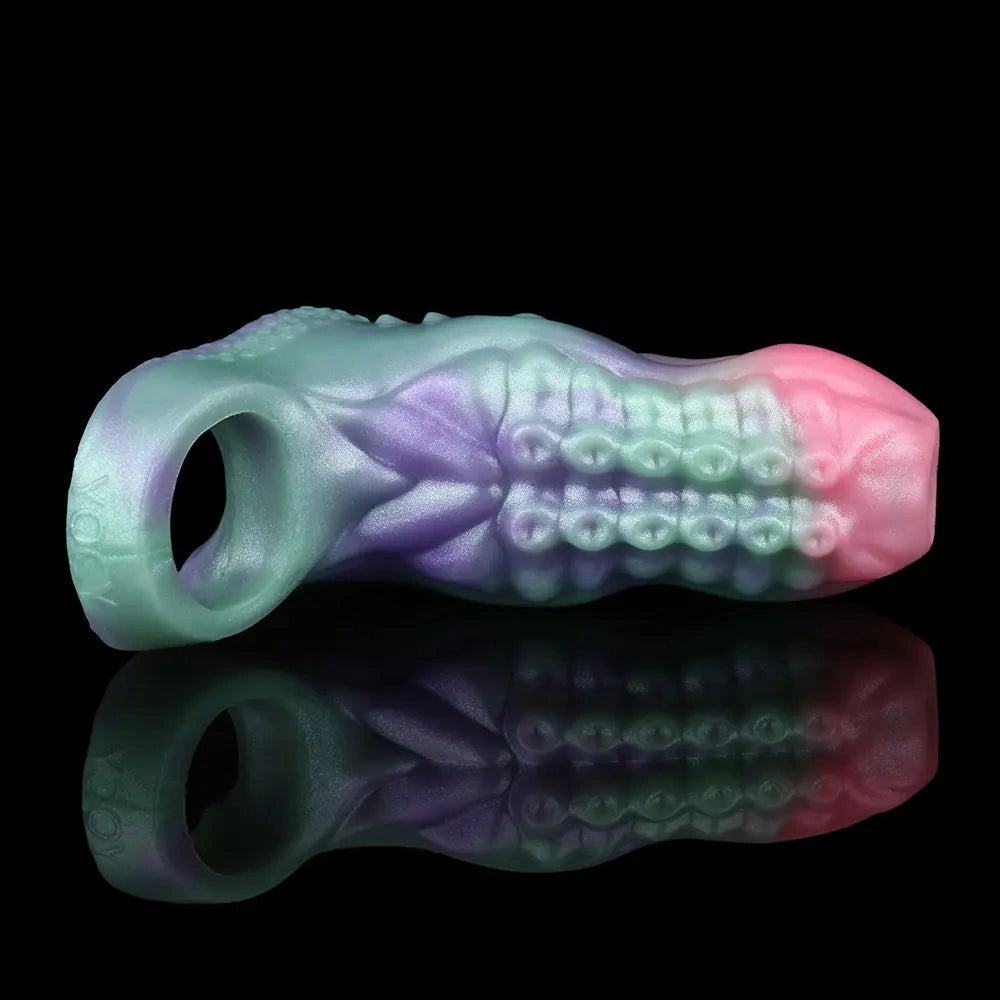 4.44in 4.92in Tendril Geist Fantasy Hollow Dildo Sleeve For Cock Extension