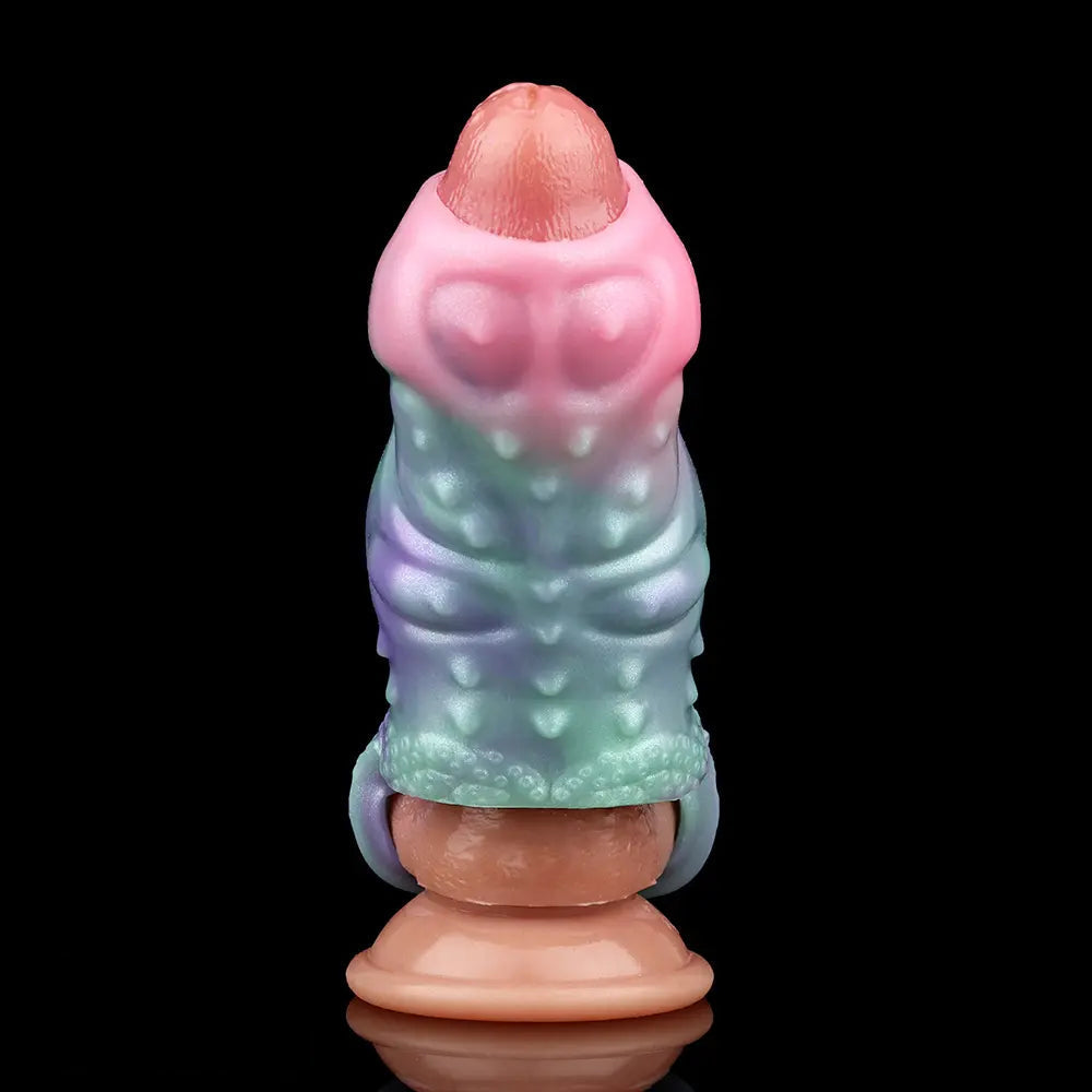 4.44in 4.92in Tendril Geist Fantasy Hollow Dildo Sleeve For Cock Extension